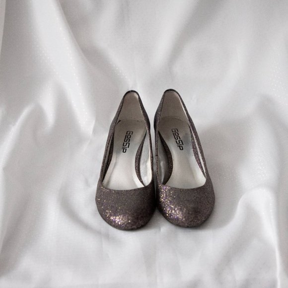 Purple sparkly pumps - Picture 3 of 5